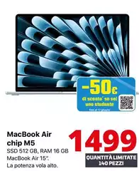 Apple - Macbook Air Chip M5 Apple - Macbook Air Chip M5