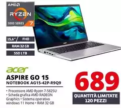 Acer - Aspire Go 15 Notebook AG15-42P-R9Q9 Acer - Aspire Go 15 Notebook AG15-42P-R9Q9
