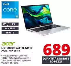 Acer - Notebook Aspire Go 15 AG15-71P-56N9 Acer - Notebook Aspire Go 15 AG15-71P-56N9