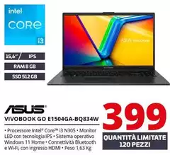 Asus - Vivobook Go E1504GA-BQ834W Asus - Vivobook Go E1504GA-BQ834W