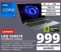 Lenovo - Loq 15IRX10 Notebook Gaming Lenovo - Loq 15IRX10 Notebook Gaming