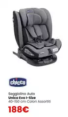 Chicco - Seggiolino Auto Unico Evo I-size Chicco - Seggiolino Auto Unico Evo I-size