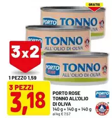 Porto rose - Tonno All'olio Di Oliva Porto rose - Tonno All'olio Di Oliva