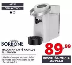 Caffe Borbone - Macchina Caffè A Cialde Bluemoon