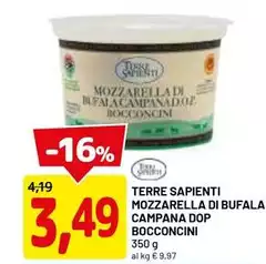 Terre sapienti - Mozzarella Di Bufala Campana DOP Bocconcini Terre sapienti - Mozzarella Di Bufala Campana DOP Bocconcini
