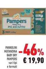 Pampers - Pannolini Mutandina Baby Dry Pampers - Pannolini Mutandina Baby Dry
