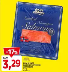 Gioia di mare - Salmone Norvegese Affumicato Gioia di mare - Salmone Norvegese Affumicato