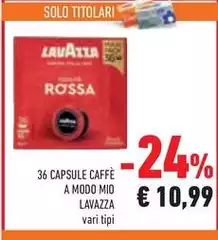 Lavazza - 36 Capsule Caffè A Modo Mio