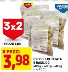 Gnocchi Di Patata E Basilico