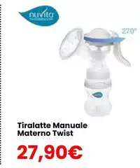 Nuvita - Tiralatte Manuale Materno Twist