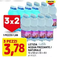 Letizia - Acqua Frizzante/Naturale Letizia - Acqua Frizzante/Naturale