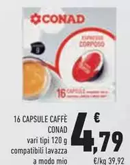 Conad - 16 Capsule Caffè Conad - 16 Capsule Caffè
