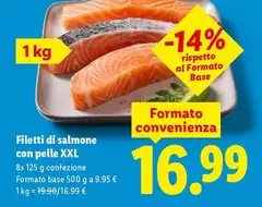 Filetti Di Salmone Con Pelle Xxl Filetti Di Salmone Con Pelle Xxl