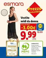 Esmara - Vestito Midi Da Donna Esmara - Vestito Midi Da Donna