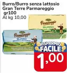 Gran Terre - Burro Senza Lattosio Parmareggio Gran Terre - Burro Senza Lattosio Parmareggio