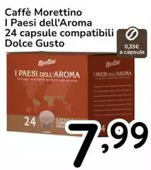 Caffè Morettino - I Paesi Dell'Aroma 24 Capsule Compatibili Dolce Gusto Caffè Morettino - I Paesi Dell'Aroma 24 Capsule Compatibili Dolce Gusto