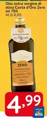 Costa d'Oro - Olio Extra Vergine Di Oliva Zero Costa d'Oro - Olio Extra Vergine Di Oliva Zero