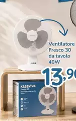 Kasaviva - Ventilatore Fresco 30 Da Tavolo 40w Kasaviva - Ventilatore Fresco 30 Da Tavolo 40w