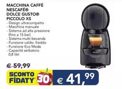 Nescafé - Macchina Caffé Dolce Gusto Piccolo Xs