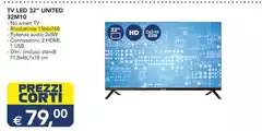 United - Tv Led 32" 32M10 United - Tv Led 32" 32M10