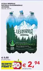 Levissima - Acqua Minerale Naturale Oligominerale Levissima - Acqua Minerale Naturale Oligominerale