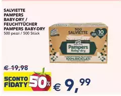 Pampers - Salviette Baby-Dry/ Feuchittucher Baby-Dry Pampers - Salviette Baby-Dry/ Feuchittucher Baby-Dry