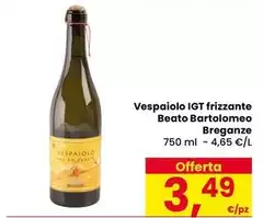 Beato Bartolomeo Breganze - Vespaiolo IGT Frizzante Beato Bartolomeo Beato Bartolomeo Breganze - Vespaiolo IGT Frizzante Beato Bartolomeo