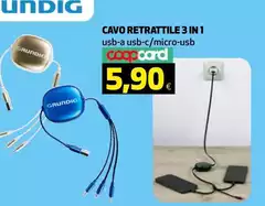 Grundig - Cavo Retrattile 3 In 1 Grundig - Cavo Retrattile 3 In 1