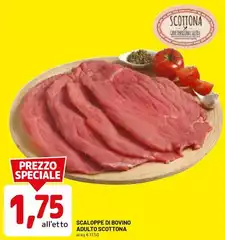 Scaloppe Di Bovino Adulto Scottona Scaloppe Di Bovino Adulto Scottona