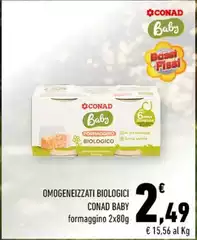 Conad - Omogeneizzati Biologici Baby Conad - Omogeneizzati Biologici Baby