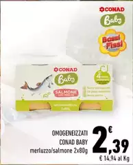 Conad - Omogeneizzati Baby Conad - Omogeneizzati Baby