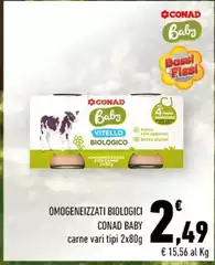 Conad - Omogeneizzati Biologici Baby Conad - Omogeneizzati Biologici Baby