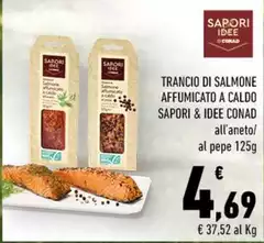 Sapori - Trancio Di Salmone Affumicato A Caldo & Idee Sapori - Trancio Di Salmone Affumicato A Caldo & Idee