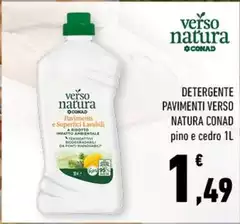 Conad - Detergente Pavimenti Verso Natura