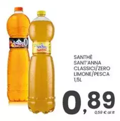 Sant'anna - Santhè Classici/ Zero Limone/ Pesca Sant'anna - Santhè Classici/ Zero Limone/ Pesca