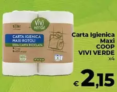 Vivi verde coop - Carta Igienica Maxi Vivi verde coop - Carta Igienica Maxi