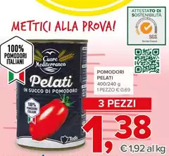 Cuore mediterraneo - Pomodori Pelati Cuore mediterraneo - Pomodori Pelati