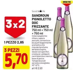 Sandròun - Pignoletto DOC Frizzante Sandròun - Pignoletto DOC Frizzante