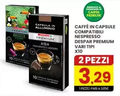 Capsule - Caffè In Compatibili Nespresso Premium Capsule - Caffè In Compatibili Nespresso Premium