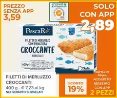 Pescare - Filetti Di Merluzzo Croccanti Pescare - Filetti Di Merluzzo Croccanti