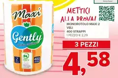 Maxi - Monorotolo 2 Veli 400 Strappi Maxi - Monorotolo 2 Veli 400 Strappi