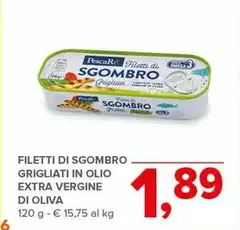 Pescare - Filetti Di Sgombro Grigliati In Olio Extra Vergine Di Oliva