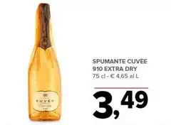 Spumante Cuvée 910 Extra Dry Spumante Cuvée 910 Extra Dry