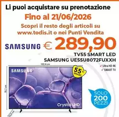Samsung - Tv55 Smart Led UE55U8072FUXXH Samsung - Tv55 Smart Led UE55U8072FUXXH