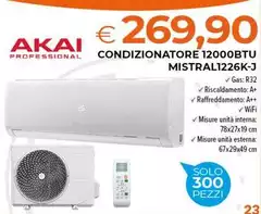 Akai - Condizionatore 12000BTu Akai - Condizionatore 12000BTu