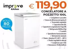 Improve - Congelatore A Pozzetto 100L Improve - Congelatore A Pozzetto 100L