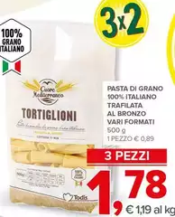 Cuore mediterraneo - Pasta Di Grano 100% Italiano Trafilata Al Bronzo Cuore mediterraneo - Pasta Di Grano 100% Italiano Trafilata Al Bronzo