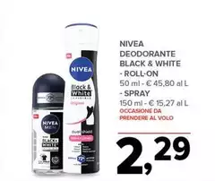 Nivea - Deodorante Black & White Roll-on Nivea - Deodorante Black & White Roll-on
