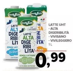 Tre Valli - Latte UHT Alta Digeribilità Tre Valli - Latte UHT Alta Digeribilità