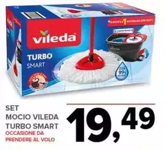 Vileda - Set Mocio Turbo Smart Vileda - Set Mocio Turbo Smart